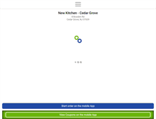 Tablet Screenshot of newkitchencedargrove.com